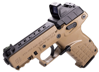 Kel-Tec P17 Compact 22LR Semi-Auto Pistol - 3.8" - TAN - Viridian RFX-11 Green Dot - 1x 16rd - Semi-Automatic Pistol